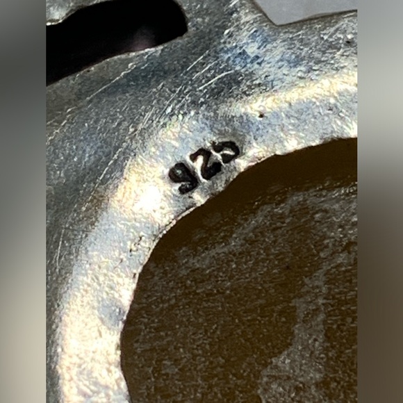 Beautiful Sterling & Yellow Lace Agate with Biwa Pearls Pendant - Picture 8 of 11